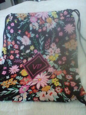 Vera Bradley Drawstring Backsack in Tangerine Twist